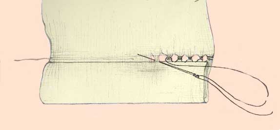 pin stitching