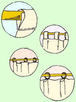 Curtain top treatments
